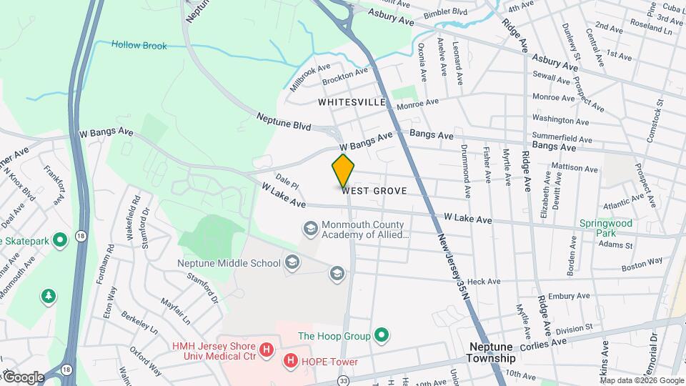 315 Neptune Blvd, Unit 1 Map and Location Details