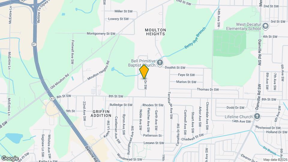 1015 Routon Dr SW Map and Location Details