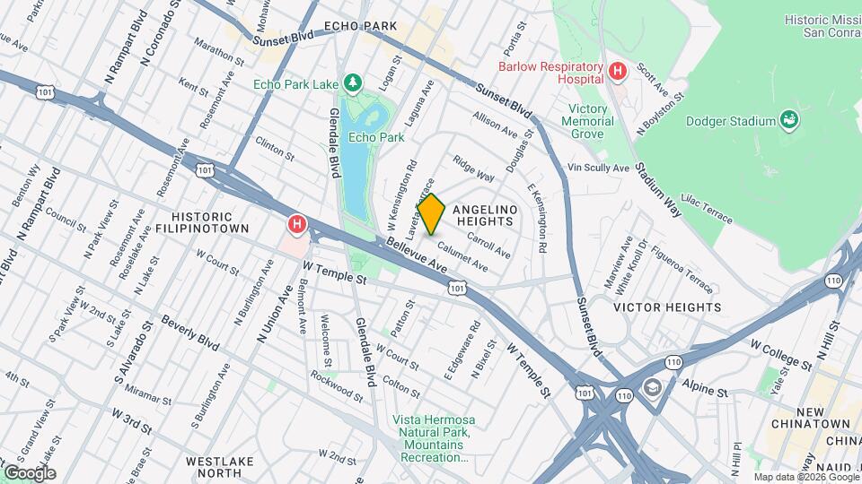 1448 Calumet Ave Map and Location Details