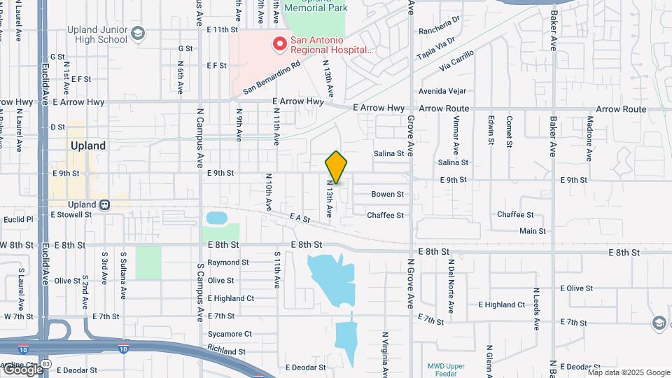 172 A,B,C N. 13th Ave Mapa y Detalles de la Ubicación