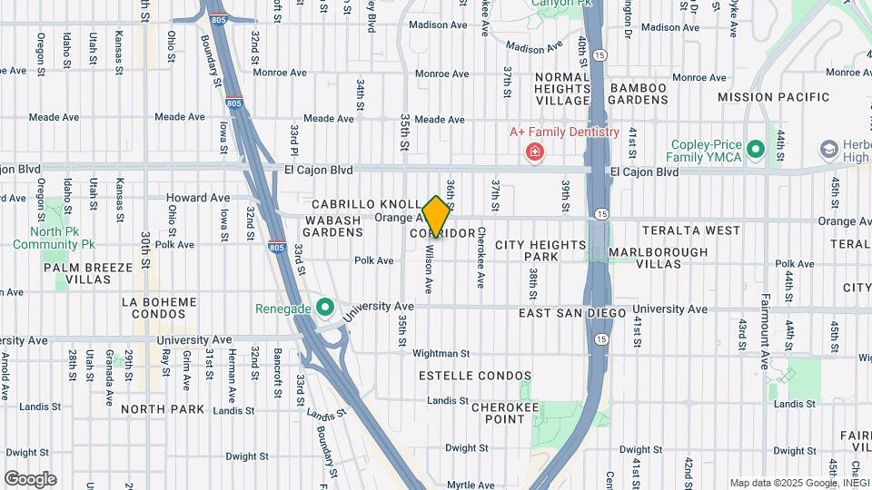 4129 Wilson Ave Mapa y Detalles de la Ubicación