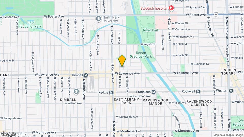 4817 N Troy St, Unit 1 Map and Location Details