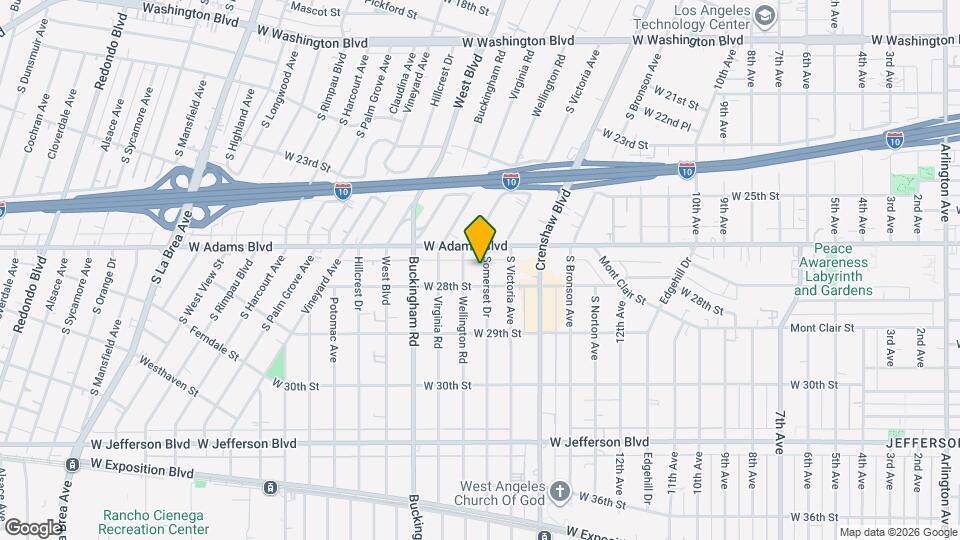 2625 Somerset Dr Mapa y Detalles de la Ubicación