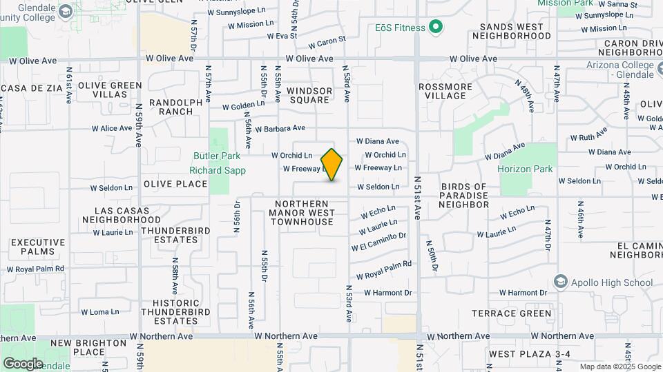 5323 W Seldon Ln Map and Location Details