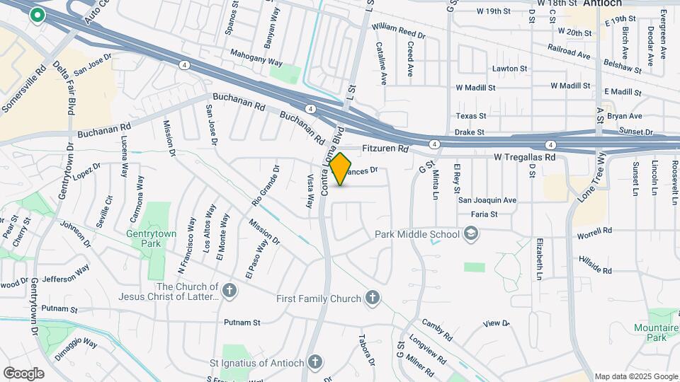 1027 San Carlos Dr Map and Location Details