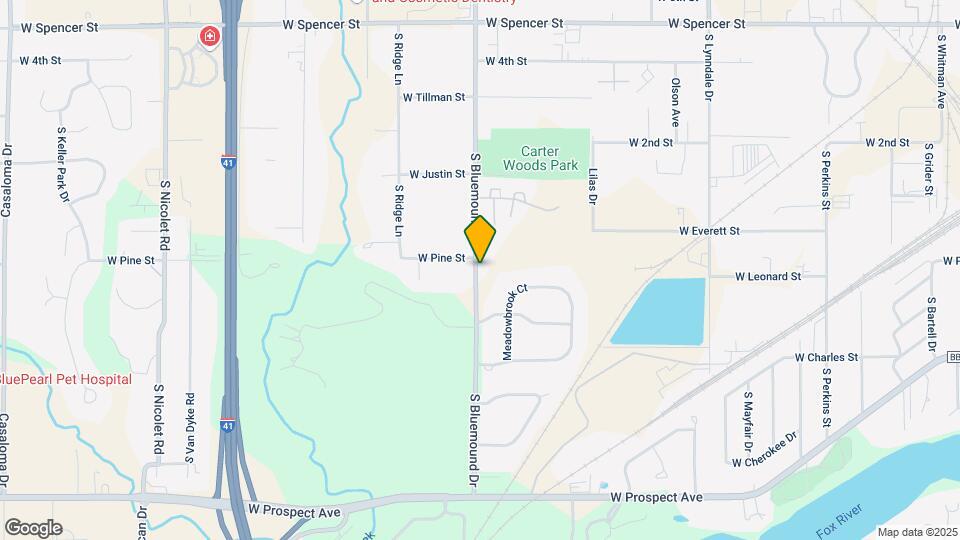 1140 S Bluemound Dr, Unit 1140 Map and Location Details