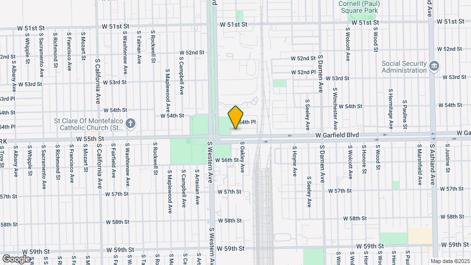 2320 W Garfield Map and Location Details