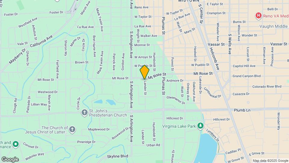 1560 Lander St Map and Location Details