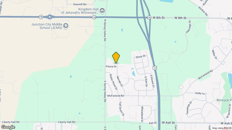 2202 Ponca Dr Map and Location Details