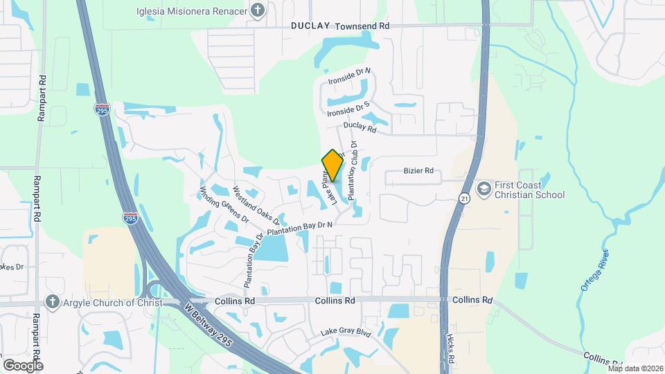 6340 Lake Plantation Dr Map and Location Details