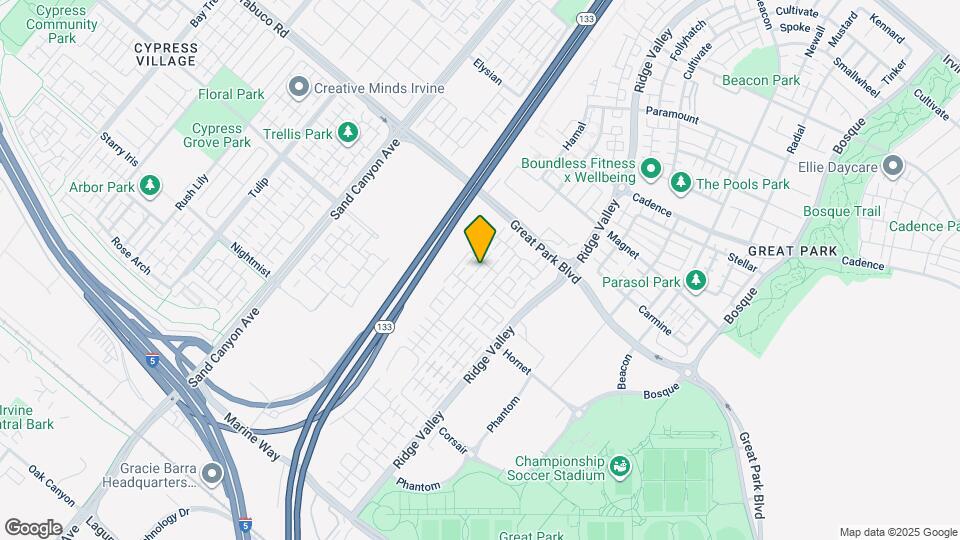 125 Full Sun Map and Location Details