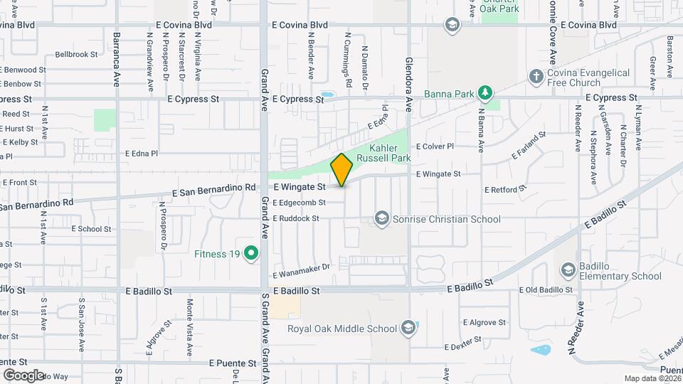 459 N Jenifer Ave Map and Location Details