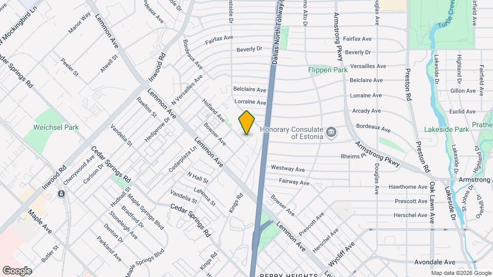 5105 Artemesia Ln Map and Location Details