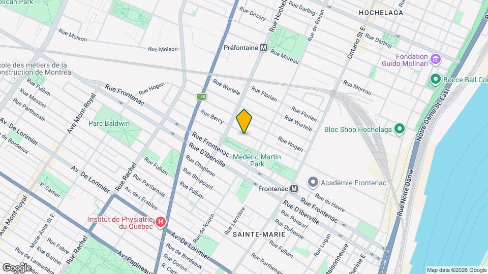 2310 Bercy Rue Map and Location Details