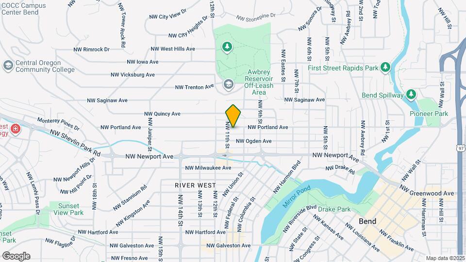 1041 NW Portland Ave Map and Location Details