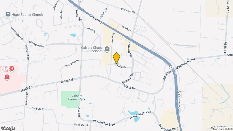 3645 Kohn Dr Map and Location Details