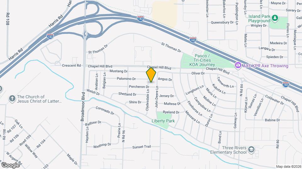 4603 Clydesdale Ln Map and Location Details