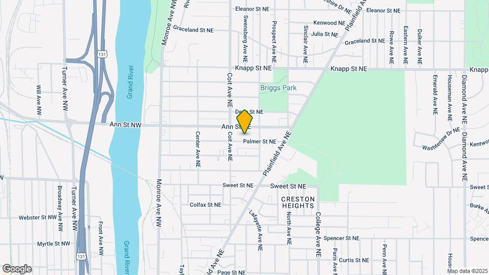 227 Palmer St NE Map and Location Details
