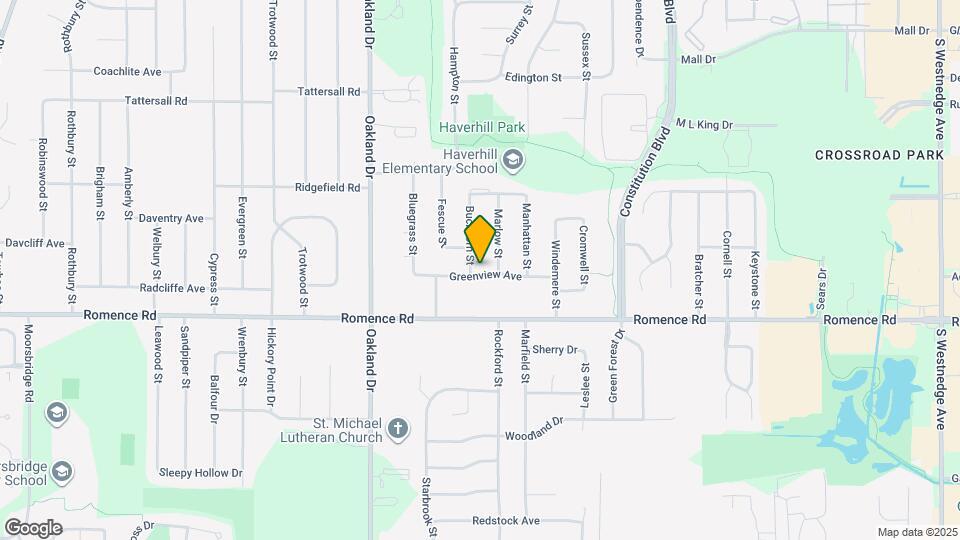 1710 Greenview Ave Map and Location Details