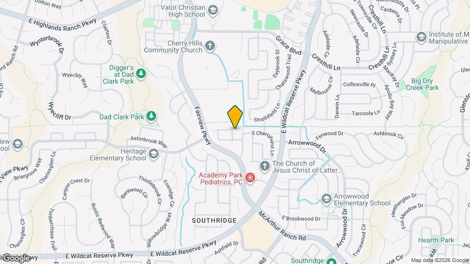 3907 E Aldenbridge Cir Map and Location Details