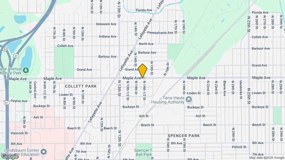 1423 Maple Ave Map and Location Details