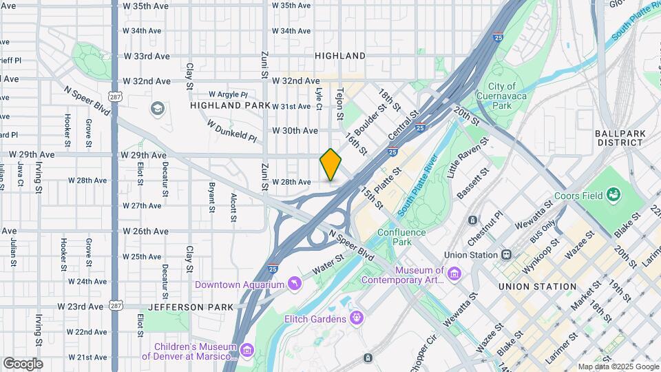 735 Central St Map and Location Details