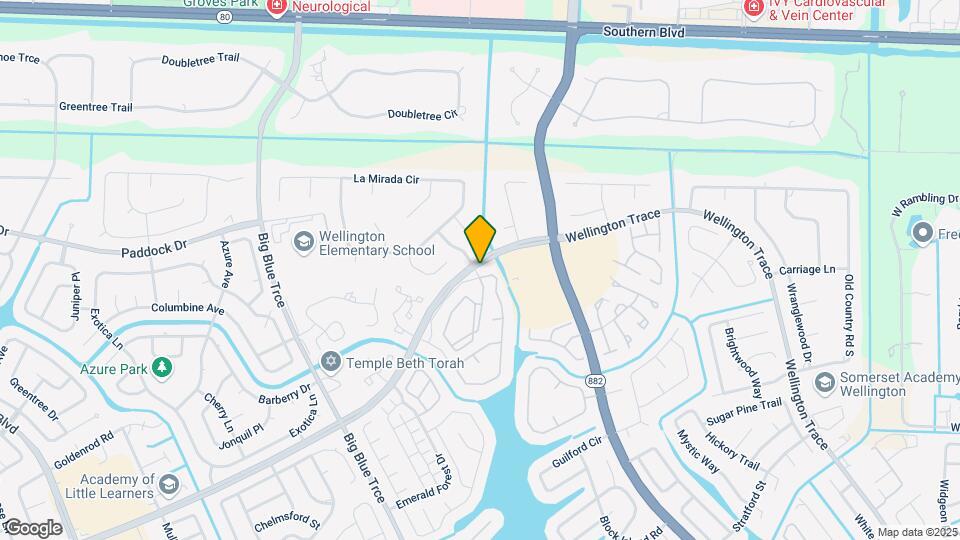 608 Lake Wellington Dr Map and Location Details