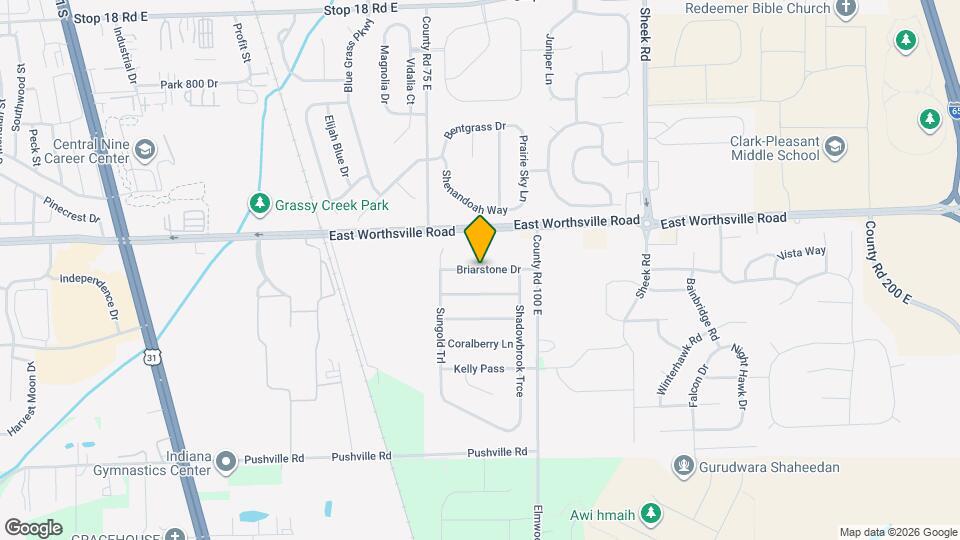 881 Briarstone Dr Map and Location Details