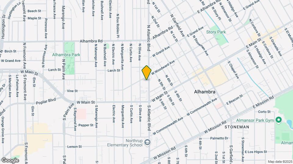 201 N Atlantic Blvd Mapa y Detalles de la Ubicación