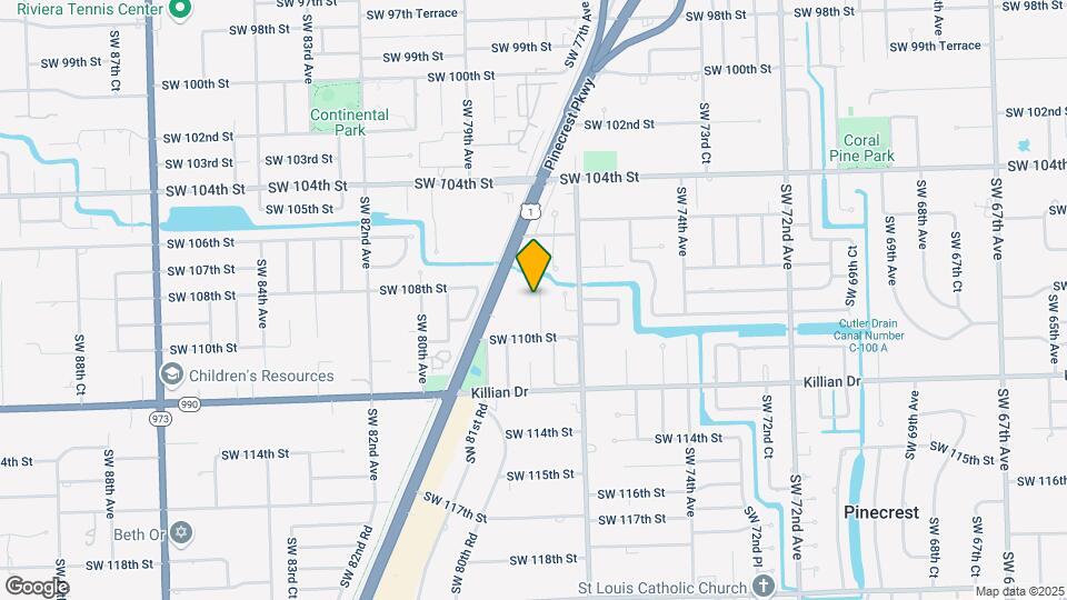 10820 SW 78th Ave Map and Location Details