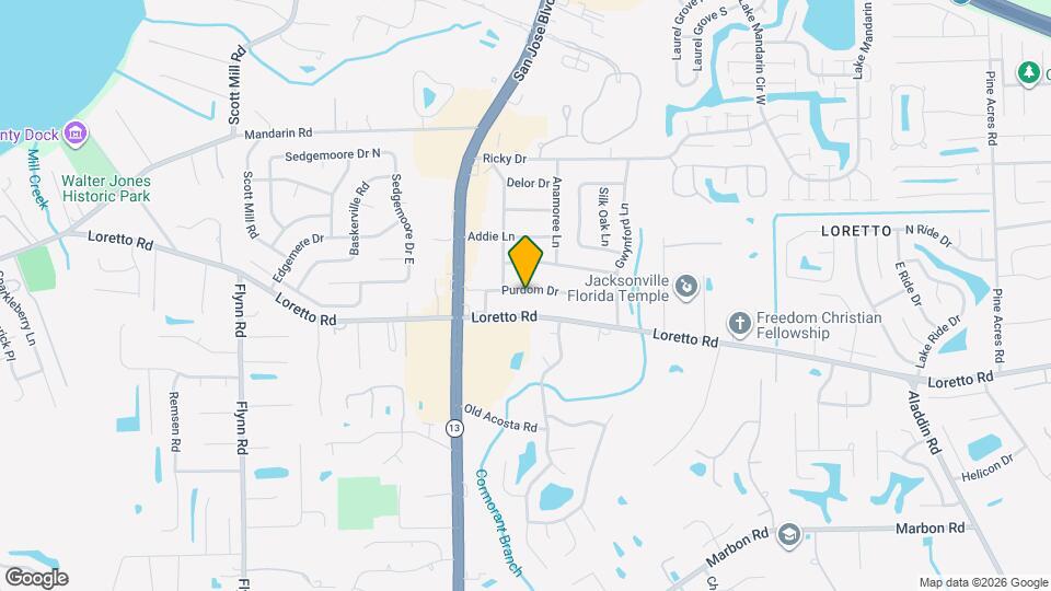 3066 Purdom Dr Map and Location Details