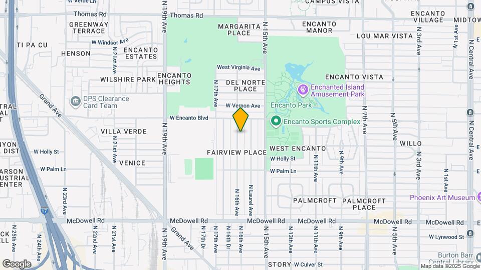 2227 N 16th Ave Map and Location Details
