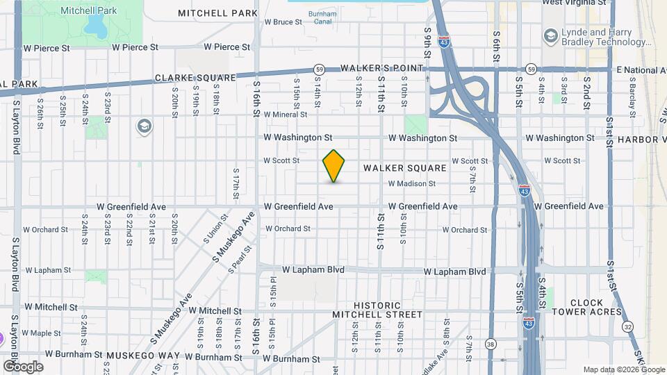 1305-1311 W Madison St Map and Location Details