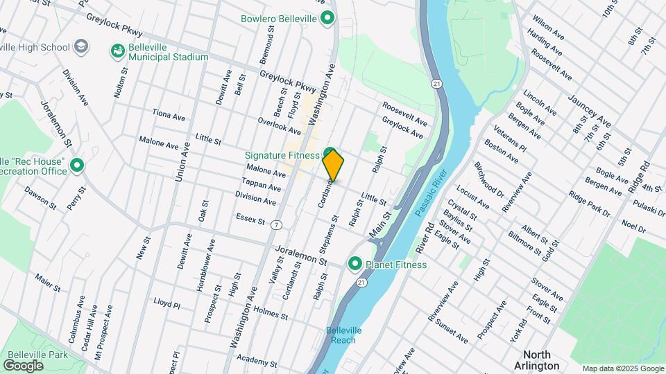 466 Cortlandt St, Unit Unit 2 Map and Location Details