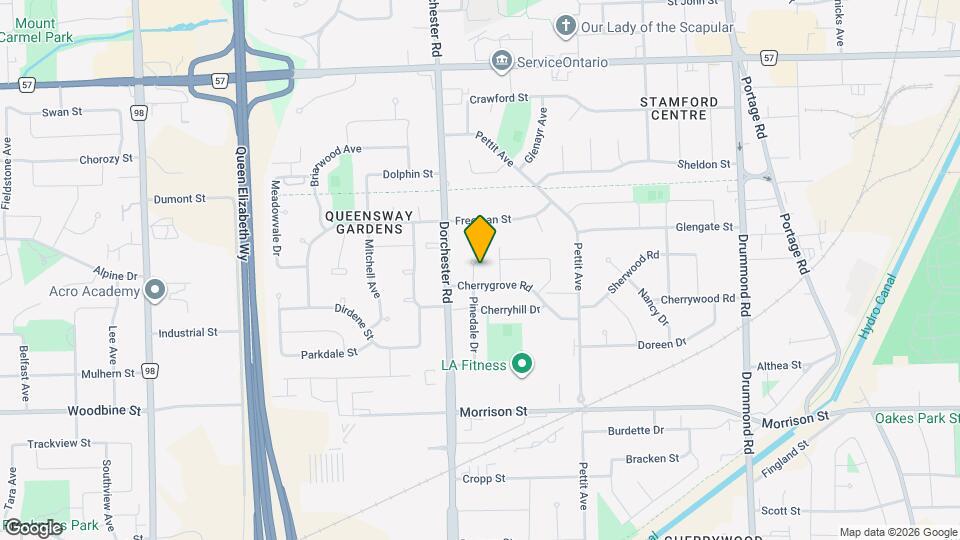 4470 Pinedale Dr Map and Location Details