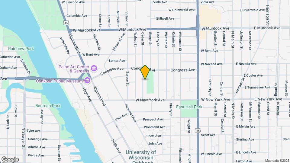 1308 Cedar St, Unit A Map and Location Details