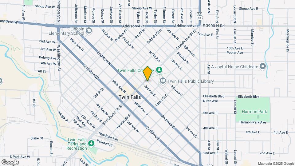 312 Shoshone St E Map and Location Details