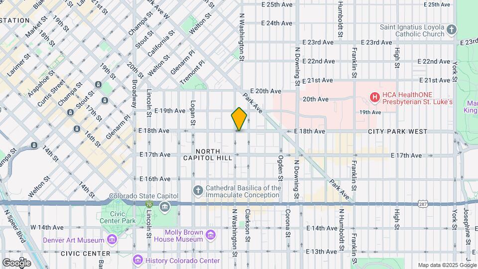 1780 Washington St Map and Location Details