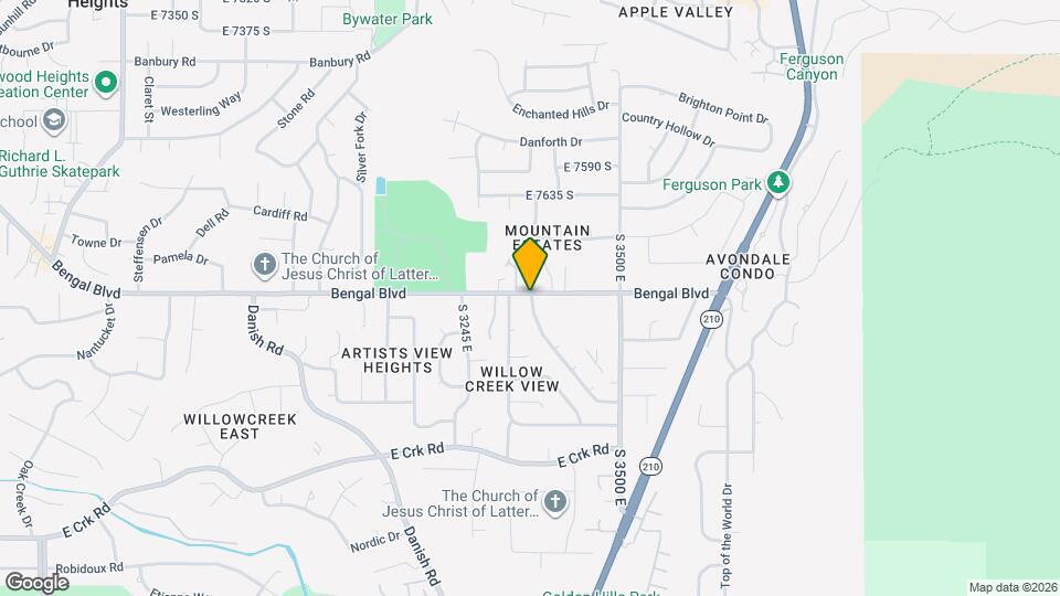 7800 S Chadbourne Dr Mapa y Detalles de la Ubicación