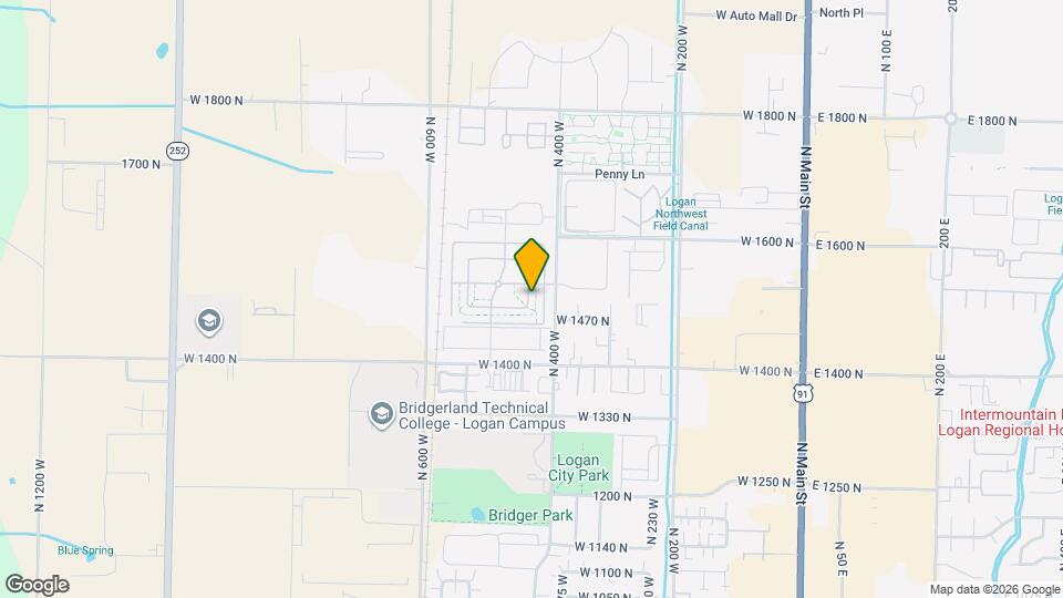 1520 N 450 W, Unit 104 Mapa y Detalles de la Ubicación