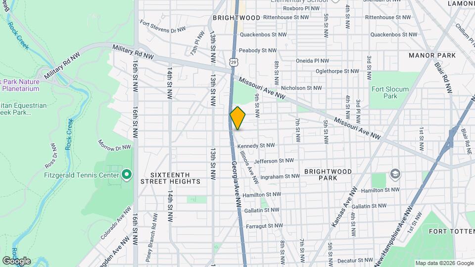 5551 Illinois Ave NW Map and Location Details