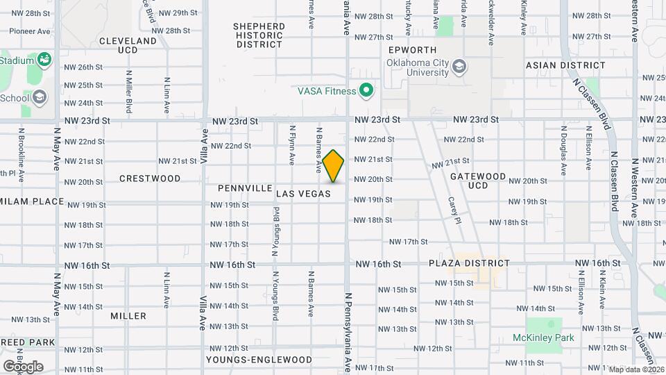 2114 NW 20th St Map and Location Details
