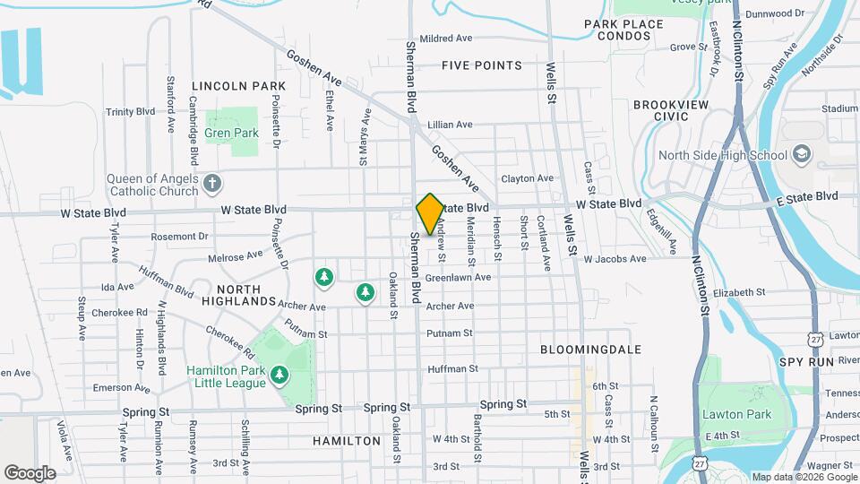 811 Florence Ave Mapa y Detalles de la Ubicación