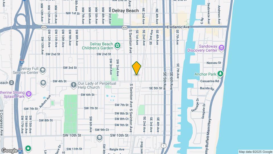 334 SE 1st Ave Map and Location Details