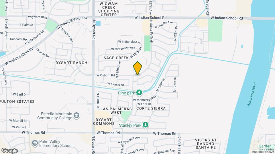 12746 W Hollyhock Dr Map and Location Details