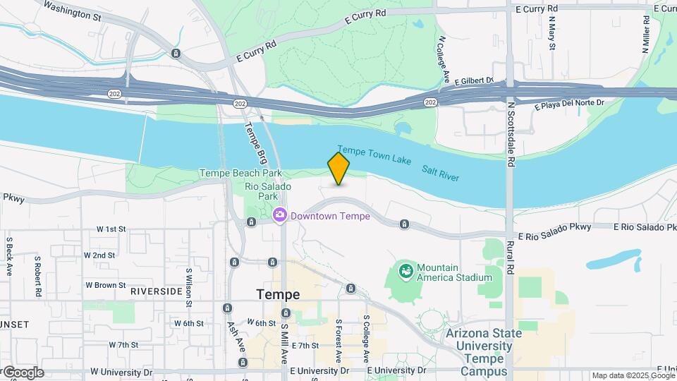 140 E Rio Salado Pky Map and Location Details