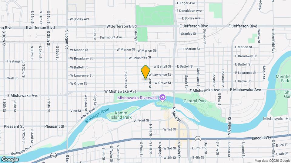 310 W Grove St Mapa y Detalles de la Ubicación