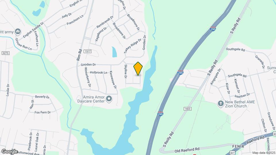 1332 Oak Knolls Dr Map and Location Details