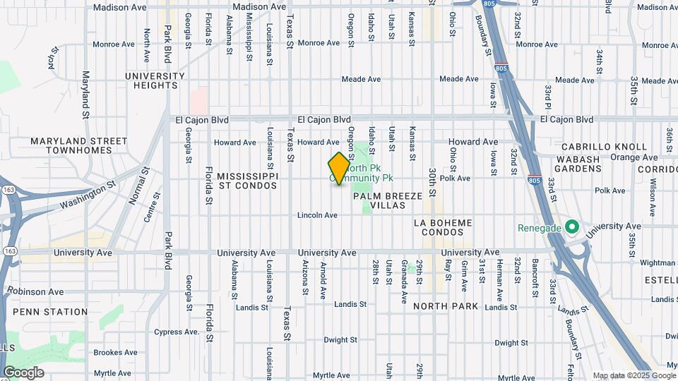 4077 Hamilton St Map and Location Details
