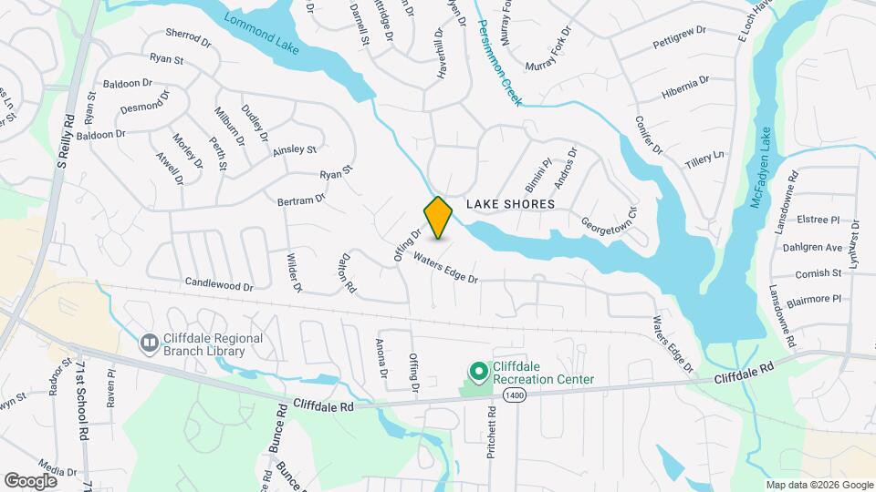 321 Watergap Dr Map and Location Details